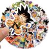 10/30/50 шт. Наклейки с граффити из аниме Dragon Ball Супер Сайян Сон Гоку Наклейка на телефон, ноутбук, шлем Крутые мультяшные наклейки