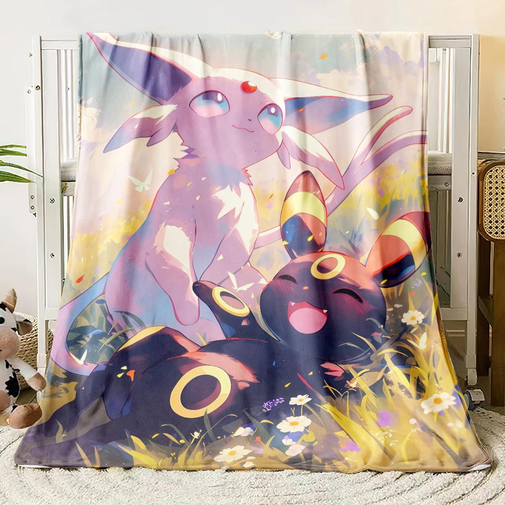 Pok É Mon Themed Printed Flannel Blanket for Bedrooms,Living Rooms,sofa blankets,Offices,Lunch Breaks,Picnics,