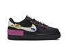 Women's Sneakers Nike Air Force 1 Low Shadow Removable Patches Black Pink (Women's)
