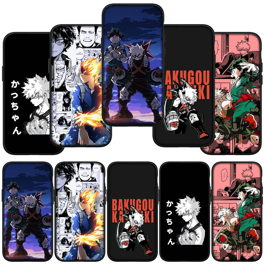 Для iPhone 16 15 Xiaomi Redmi Note 13 12 11 Pro Max X 9 14 Plus XR Samsung Galaxy S24 S23 Huawei OPPO My Hero Academia Midoriya Izuku BNHA чехол для телефона