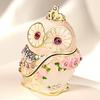 <Rose Tiara Owl (Pink)> Pierce