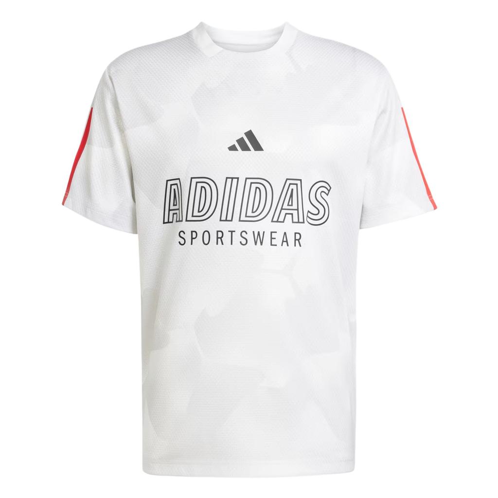 adidas Tiro Набор Nations Спортивная одежда Удобная Круглый вырез Короткий рукав Футболка Унисекс Топы Белый Ярко-красный Многоцветный JC8004