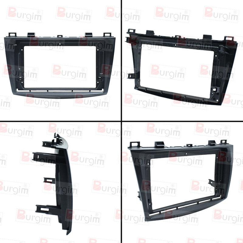 Рамка для автомагнитолы для Mazda 3 Mazda3 BL Axela 2009-2013 9-дюймовая 2DIN Панель для стереосистемы Жгут проводов Кабель питания Декодер Canbus