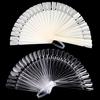 32Pcs  False Tips Sticks Polish Practice Display Fan Board Design Tool