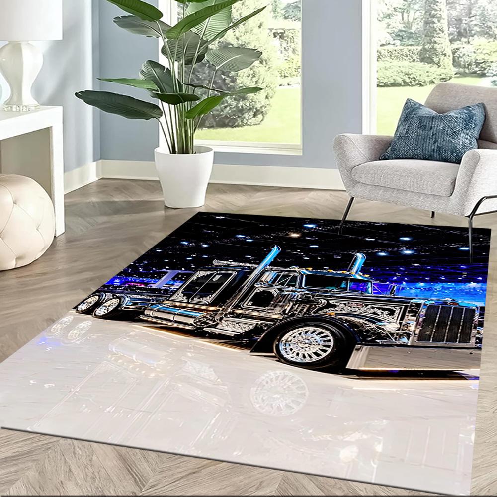 Kw Heavy Trucks Area Rug Suitable For Outdoor Study Room Foyer Kitchen Antislip Carpet Anime Office Decor Gift For Festivals