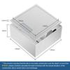Rust-proof Flip Floor Socket Single Row 3-Pin & 2-Pin Socket Ultra Thin Hidden Style Replaceable Module Power Socket