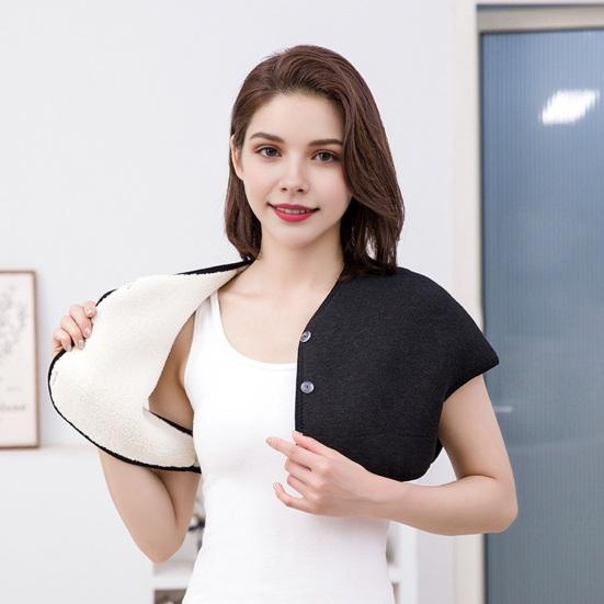 Теплый наплечник Зимняя термофлисовая подкладка для защиты плеч Пожилые мужчины Женщины Защитник плеч Носимая