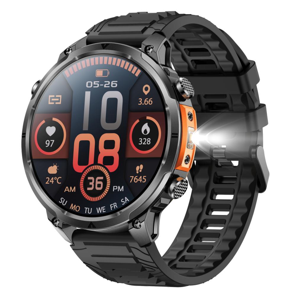 Military GPS Men Smartwatch Wrist Fitness Clock BT Call 1ATM Waterproof Sports Smart Watches for Android IOS Phones