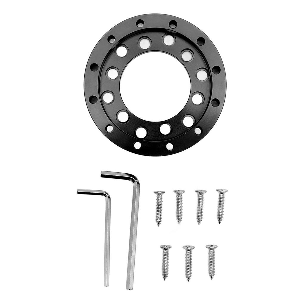 70mm Steering Wheel Adapter Plate Professional Aluminum Racing Car Gaming Steering Wheel Adapter