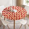 Круглая скатерть Yousheng 47,24 дюйма, моющаяся скатерть с эластичным краем, устойчивая к пятнам, для кухни, сада, улицы