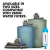 Hydrapak STOW 1л Бутылка Stow Mammoth Gray, GS330,