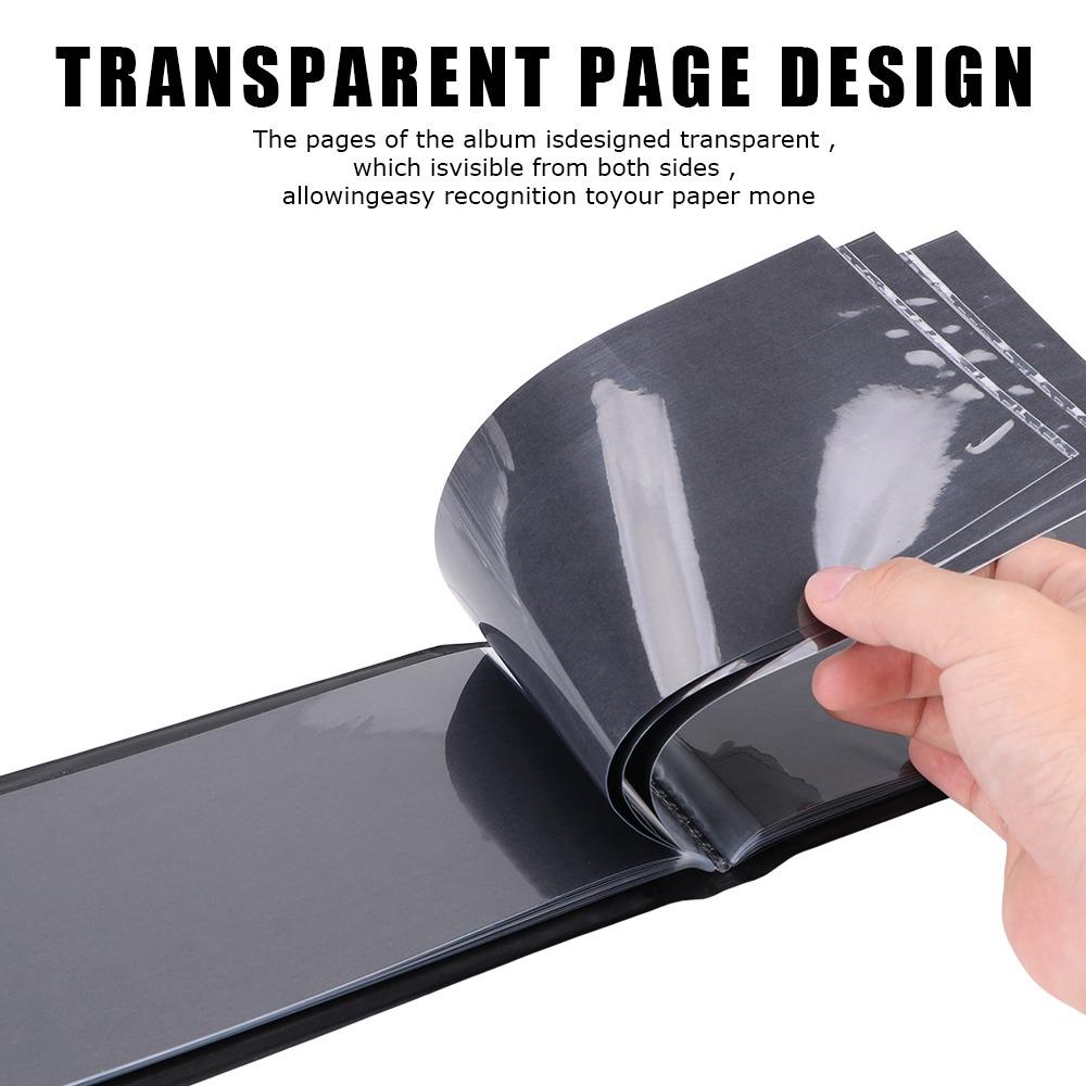 Альбом с вкладышами, карманы для сбора денег, защитный мешок для банкнот, сбор денег