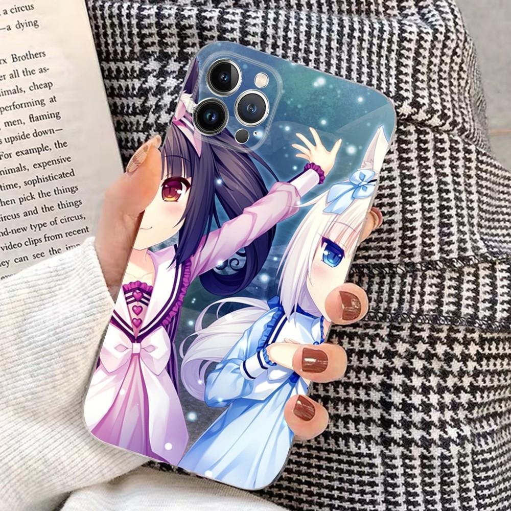 Чехол для телефона Nekopara для iPhone 15 8 7 6 6S Plus X SE 2020 XR XS 14 11 12 13 Mini Pro Max Мобильный чехол