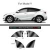 Черная защитная пленка для кузова автомобиля из ТПУ, невидимая для Tesla Model 3/Y 2017-2023, расширенный прозрачный комплект автомобильной одежды для передней и задней двери