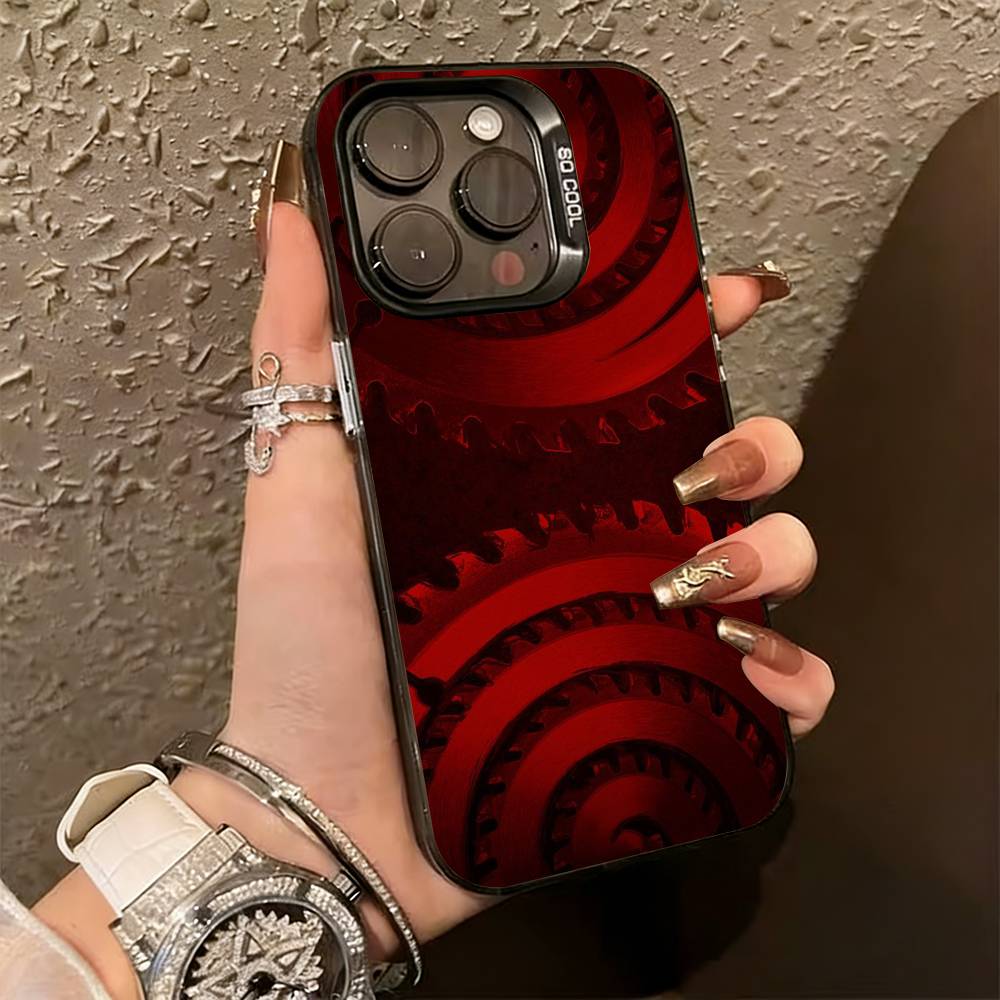 S-Saw Jigsaw-w Чехол для телефона для iPhone 17,16,15,14,13,12,11 Plus,Pro Max,XS,Красочный серебристый чехол для телефона Funda Cover