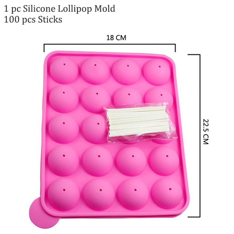 Силиконовая форма для создания леденцов на палочке