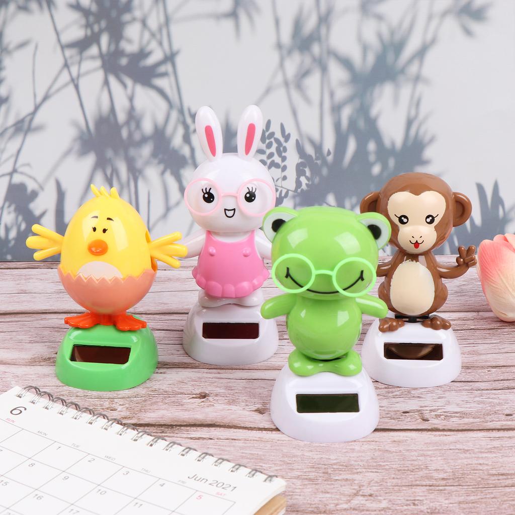 4 Танцующие обезьянки на солнечной батарее Танцующая курица на солнечной батарее в цветных горшках