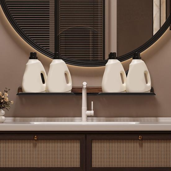 Стеллаж для хранения в ванной с присоской, высокая грузоподъемность, полая конструкция