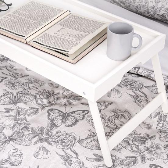 Бамбуковый столик-поднос для кровати со складными ножками, деревянный поднос для рисования, завтрака, перекуса, сервировки, подставка для ноутбука, складной столик для кровати, дивана