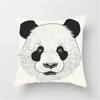 Милая панда с рисунком мультфильма для гостиной, дивана, автомобиля, наволочка, роскошное украшение для дома, наволочка