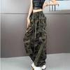Женские модные камуфляжные рабочие брюки в стиле хип-хоп - Свободные, универсальные, облегающие, в стиле ретро