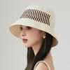Летняя женская большая шляпа от солнца с бирмой, женская панама, женская уличная хлопковая панама, повседневная шляпа с солнцезащитным козырьком для девочек