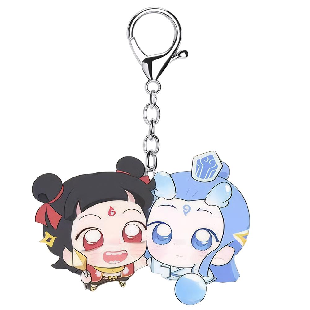 3 шт. Кинопериферия Нэчжа Ао Бин Брелок-подвеска Акриловый брелок Подвеска для ключей Подвеска для автомобиля Подарок для фанатов Друзей