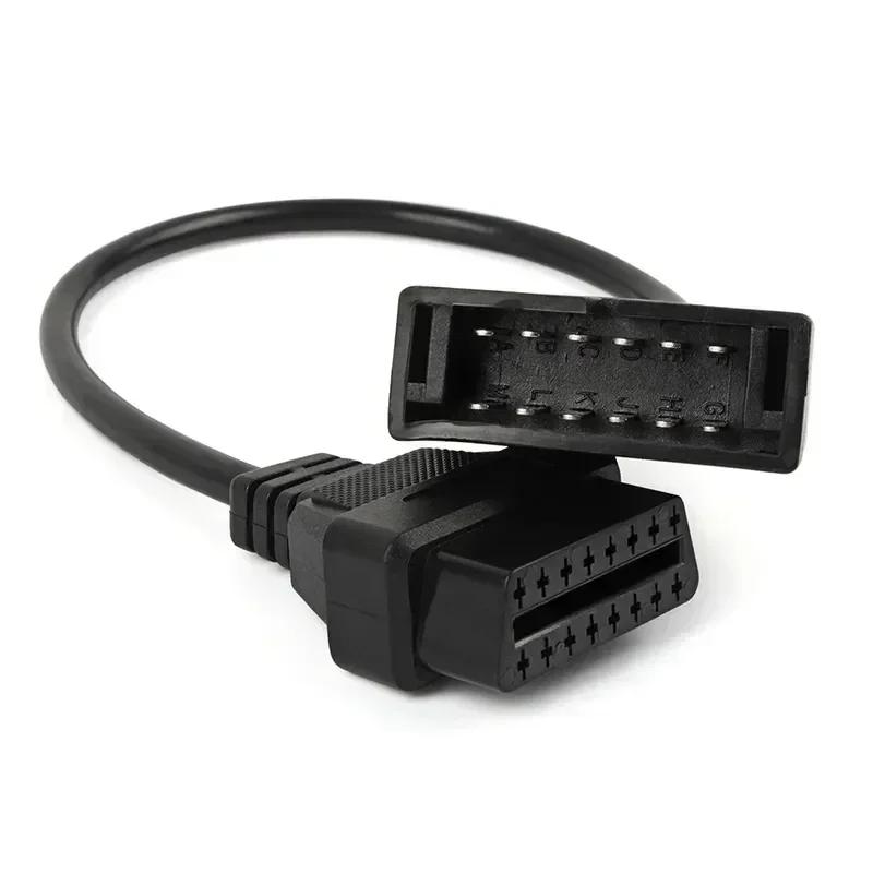 Для G-M 12-контактный OBDII OBD2 Адаптер-кабель диагностического разъема для автомобилей 12-контактный на 16-контактный кабель для автомобилей GM Кабели для автосканеров