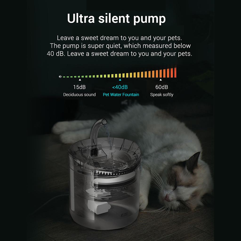 Фильтры для фонтана для кошек, автоматический фонтан для воды для больших собак, питьевой фонтан для домашних животных