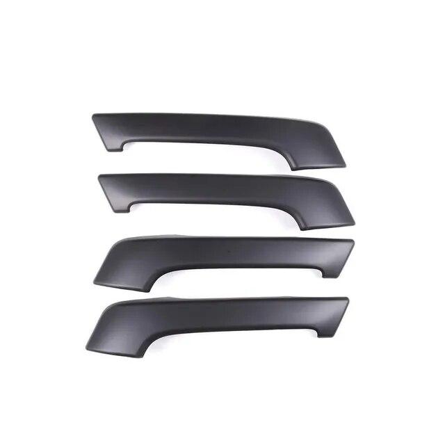 ABS матовый черный для Toyota Land Cruiser Prado FJ150 150 2010-2018 салон автомобиля подлокотник Защитная крышка наклейка аксессуары