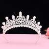Свадебная корона женская свадебная тиара корейская принцесса день рождения аксессуары для волос аксессуары для свадебного платья тиара королевы супер фея