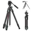 Ulanzi JJ06 Carbon Fiber Travel Uka Quick Video Camera Tripod with Panoramic Center 18kg Weight Smartphone Compatible with Mirrorless Video Action