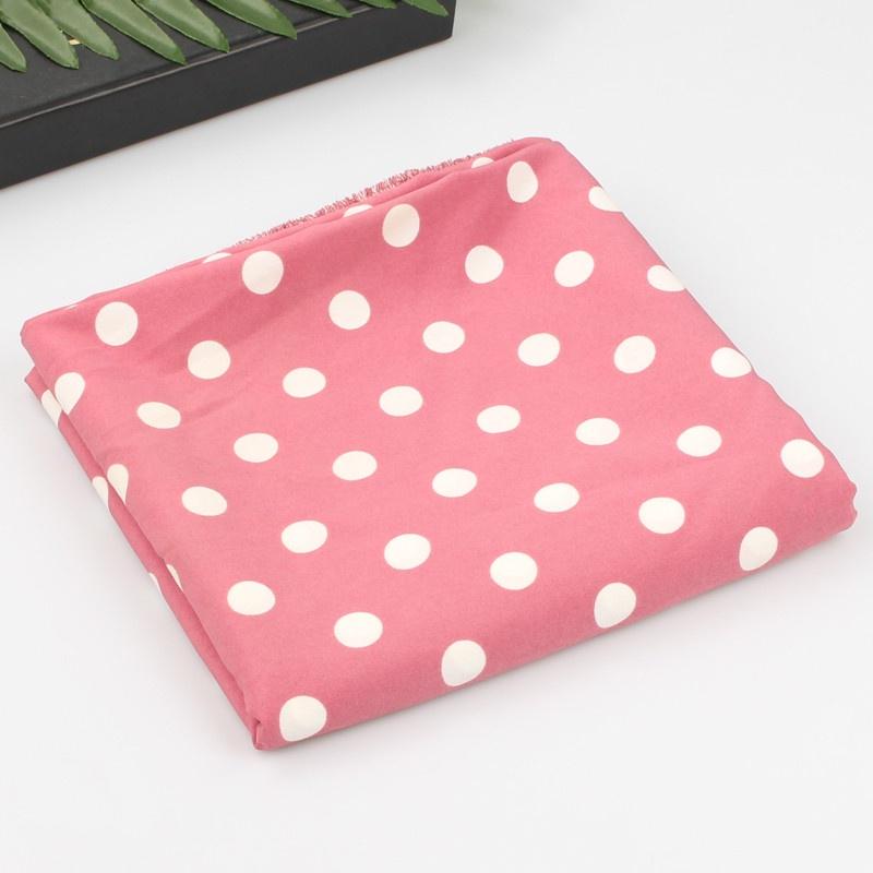 Ткань в горошек, шифоновый материал, поделка для платья, блузки, 100 х 150 см, сделай сам