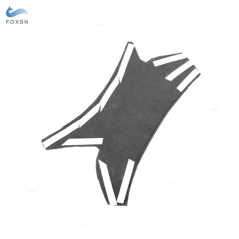 Интерьер автомобиля, крышка ручки левой двери, ручное шитье, красная синяя нить, замшевая кожаная отделка, чехол для BMW 3 серии E90 E91 325 330