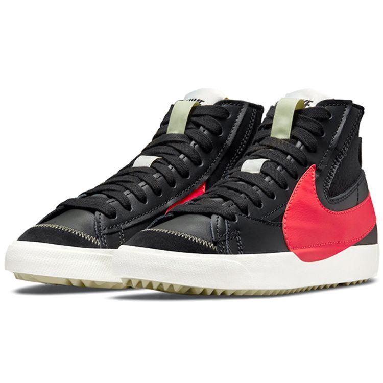 Nike Кроссовки унисекс Blazer Mid 77 Jumbo Black Bright Crimson Sail Olive-Aura DD3111-001