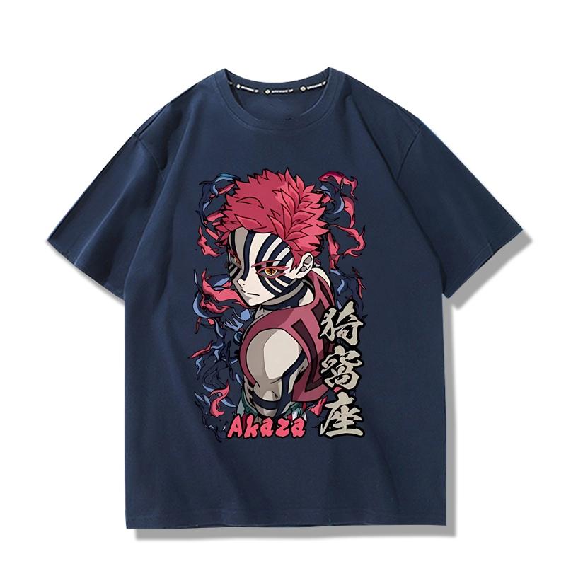 Коллаборация Kimetsu No Yaiba Мужская, Двенадцать Демонов, Луна Луны, Демон Ивоза, Аниме Футболка с коротким рукавом для мужчин