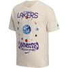 Nike X Коллаборация НБА Los Angeles Lakers Courtside SS25 Американская мода Удобная Мягкая Универсальная Футболка с коротким рукавом Мужские топы HQ1311-901