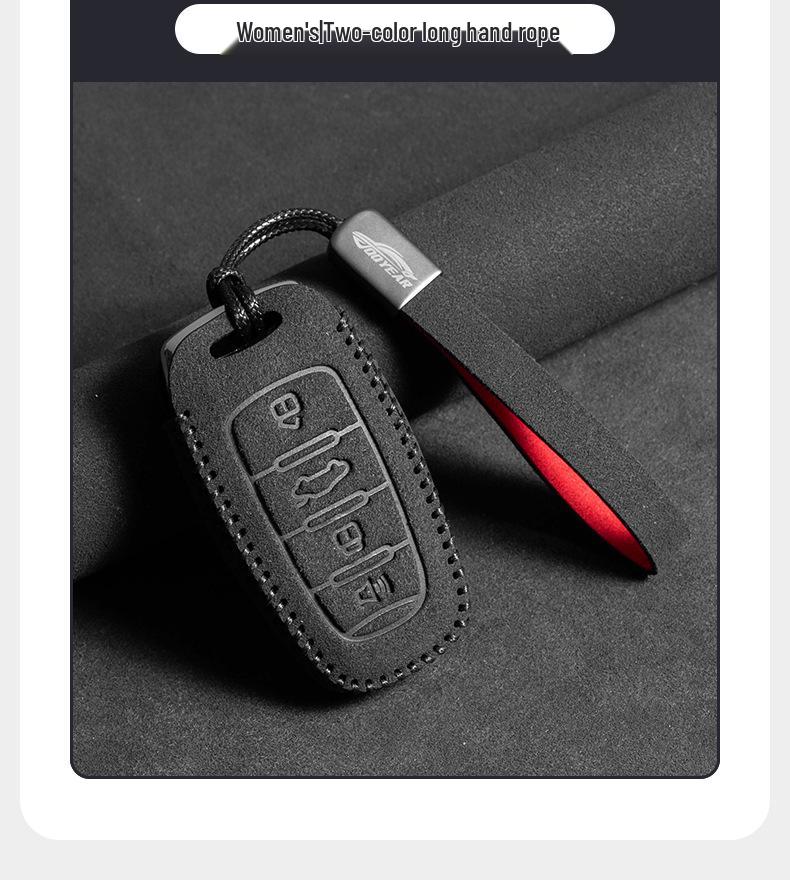 Чехол для ключа Great Wall Haval: Big Dog, Menglong, H6, Chitu, H9, Xiaolong - Замшевая сумка для мужчин и женщин.
