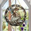 Fairy Elf Windows Hangings Suncatcher Acrylic Stained Suncatchers Ornament Stained Panel Sun Catcher Decoration CDN