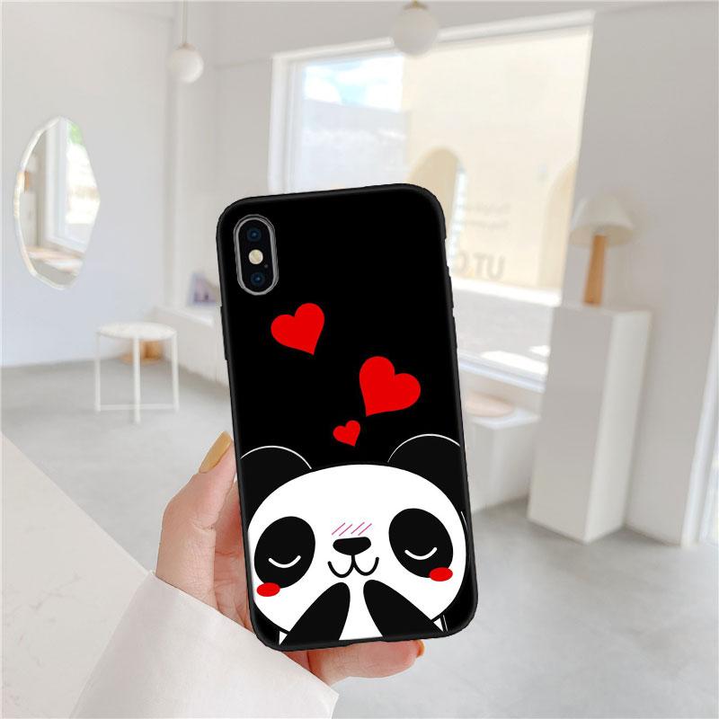 PP16 Мультяшный чехол-панда для Samsung Galaxy A11 A12 A13 A15 A52S A53 A55 A56 A70 A71 A72 A73 F06 F16 F56 S10 Plus S10e