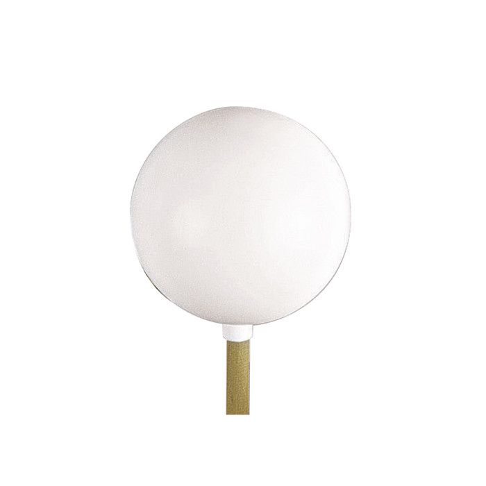 Boule en plastique avec "cou", 120 mm ø