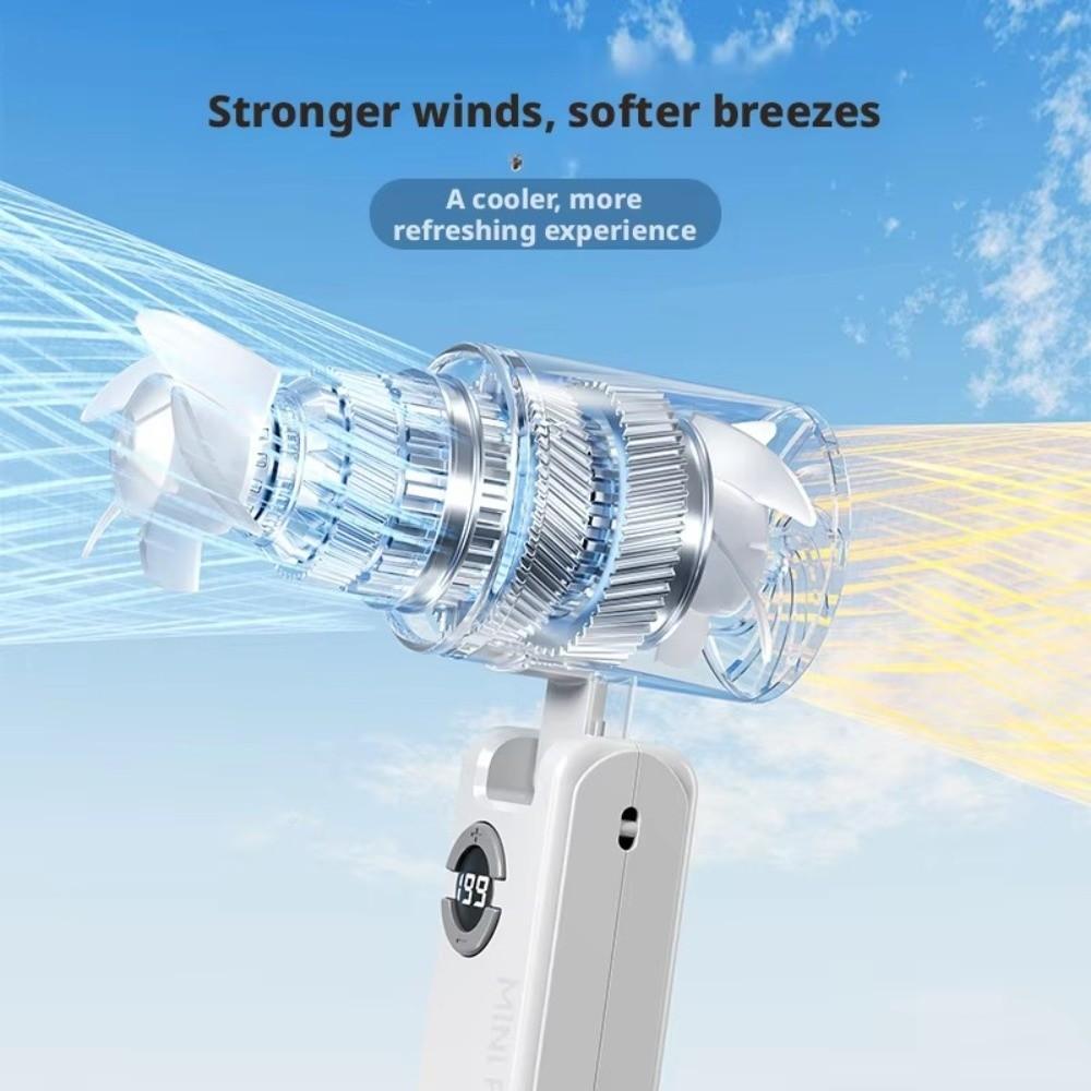 Powerful High-speed Fan USB Rechargeable MINI Turbo Fan Summer Handheld Fan  Outdoor Travel