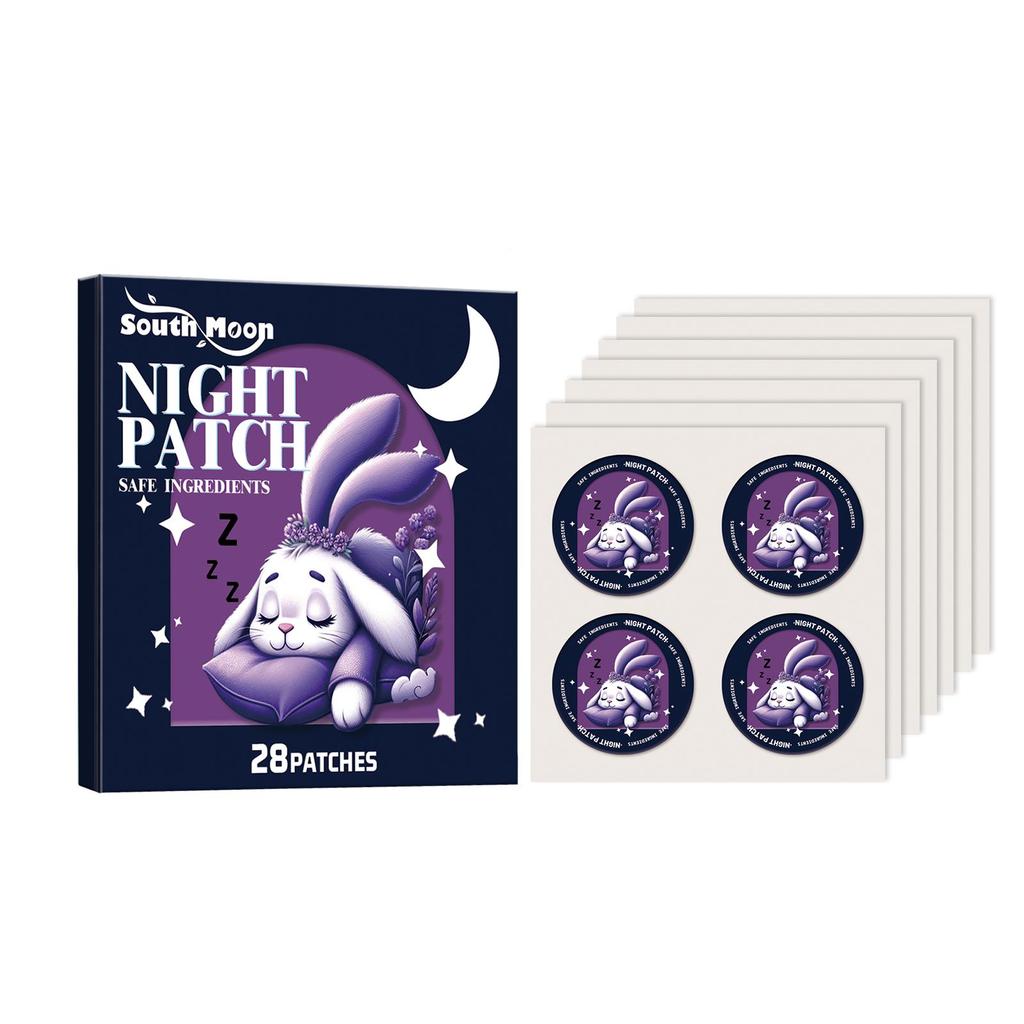 South Moon Ботанический мультфильм сонный пластырь Ночной нежный сонный пластырь для тела и разума