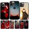 Чехол для телефона Турция Турецкий флаг Для iPhone 17 Air 15 16 Чехол 11 13 14 Pro Max 12 Plus Max Fundas