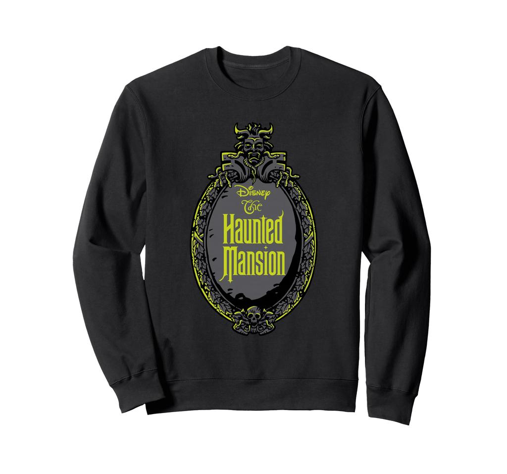 The Haunted Mansion's iconic Haunted Mirror logo. Sweatshirt