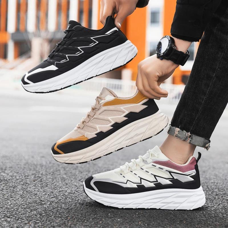 Модные кроссовки SYTK для альпинизма на открытом воздухе, дышащие, амортизирующие, спортивные, повседневные кроссовки для бега с подошвой Popcorn, сверхлегкие кроссовки для пап