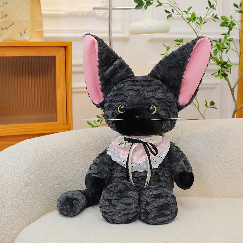 Cute Devon Rex Plush Cat Stuffed Animal Pillow For Kids Perfect Birthday Present