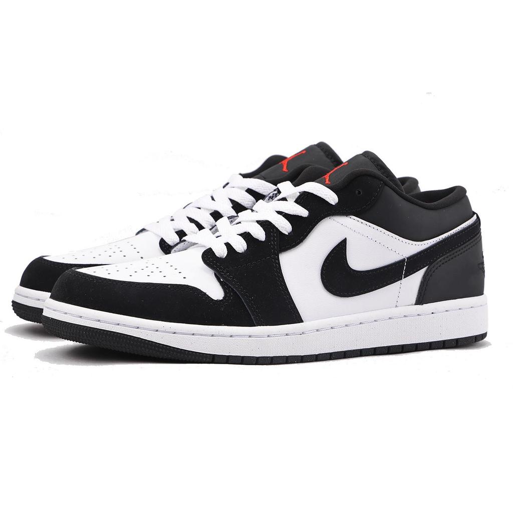 Jordan Air Jordan 1 Leather Slip Resistant Abrasion Resistant Coverage Low top Vintage Basketball Shoes Unisex HF3148-106(Team-SBOX)