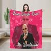Mr Worldwide Pitbull Plush Blanket Children  Flannel Throw Blanket For Couch Chair Sofa Bed Warm Design Quality Bedspread Idea