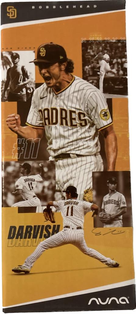 [Ограниченный для бейсбольного стадиона] Памятная фигурка-бобблхед в честь 3000-го страйкау Дарвиша, 24 июля 2023 г.